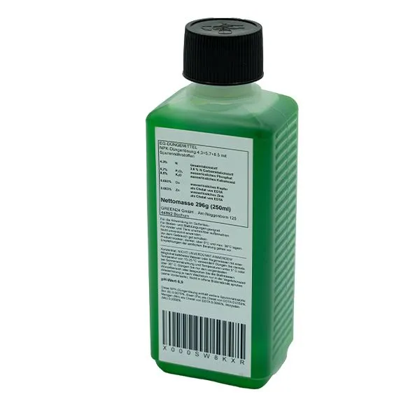Barcode, grüne Flasche