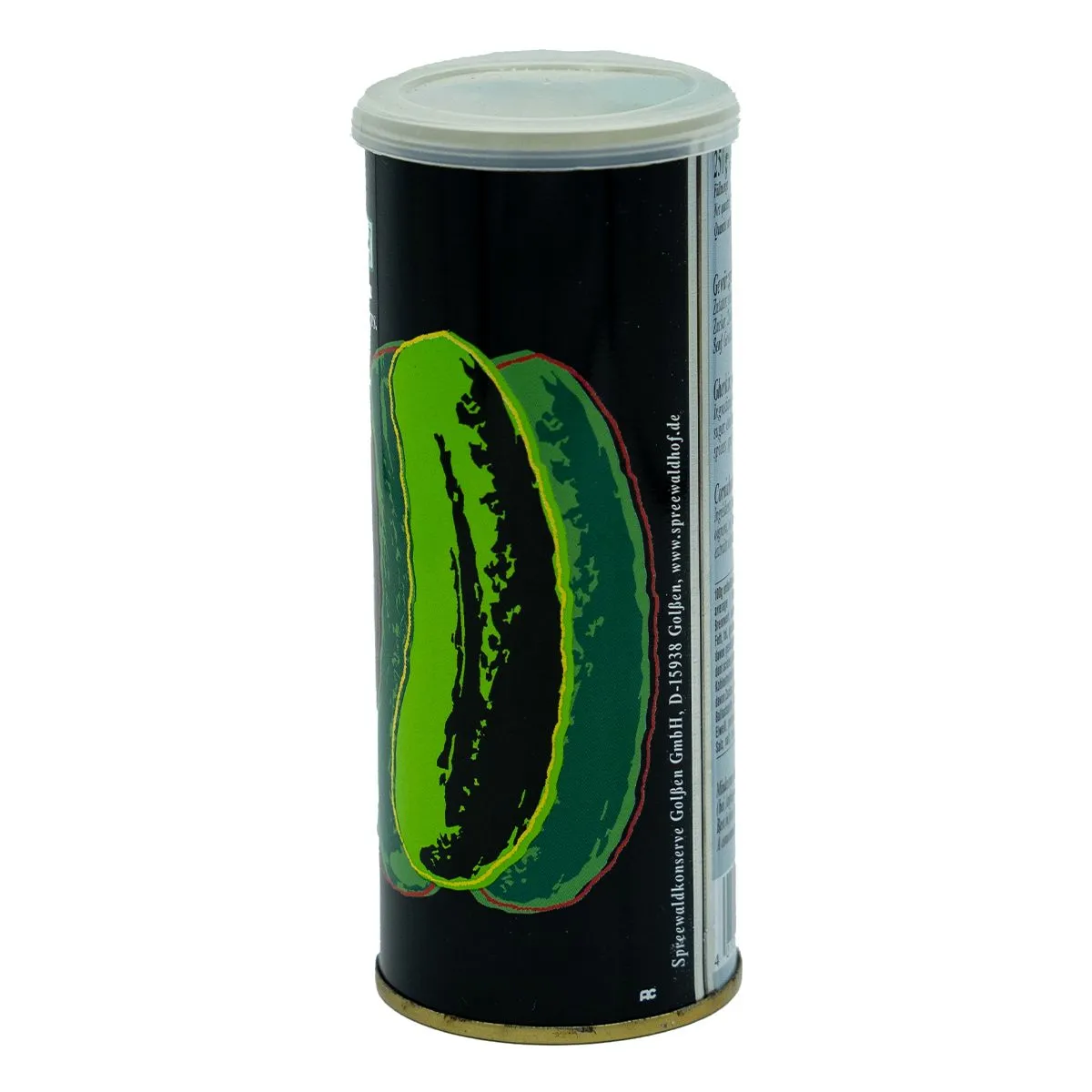 mit 3 Gurken auf Hintergrund